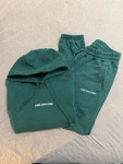 2021 Aime Leon Dore Green Uniform Logo Hoodie And Sweatpants Set Sz Medium. Fixed Price $119.99.