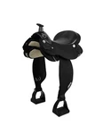 Abetta Western Saddle Gaited Trail Scratch Resistant 15 Black 20581. Fixed Price $970.00.