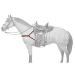 TOUGH1 Leather Mule 4 Point Breast Collar. Fixed Price $62.40.