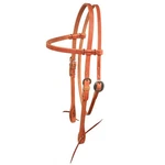 Horse Western Challenger Usa Hermann Oak Leather Stitch Bridle Headstall. Fixed Price $46.00.