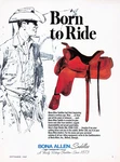 Bona Allen Saddles Buford High Divide Western 1969 Magazine Print. Fixed Price $24.95.