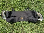 Black Kensington Cantle Saddle Bag With Drink Holders English Western Trail. Fixed Price $35.00.