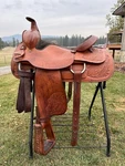 Horse Tack - 15 Circle American Western Saddle. Fixed Price $550.00.