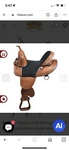 43BH 15 In Hilason Western Horse Barrel Trail Pleasure American Leather Saddle. Fixed Price $400.00.