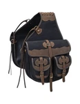 Tough Saddle Bag Canvas Trail Leather Accents One Size 61-9928. Fixed Price $109.83.