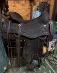 Billy Royal Ranch Saddle 17". Fixed Price $2000.00.