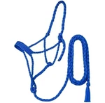 Tough Royal Blue Mule Tape Halter With 10 Ft Lead Rope Western Horse Tack. Fixed Price $29.99.