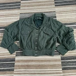 Free People Women's Billy Saddle Jacket Relaxed Cropped Linen Blend Green Small. Fixed Price $89.99.