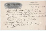 Rare Billhead Life & Reserve Association Manuscript Letter - Buffalo Ny 1890. Fixed Price $29.00.