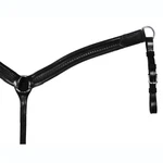 Circle Y Breast Collar Black Shell Tooled Western Horse Tack Leather 4233-2018. Fixed Price $179.99.