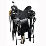 62BH Western Horse Wade Saddle American Leather Ranch Roping Black. Fixed Price $749.95.