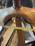 Custom Made Simco Light Weight Barrel Saddle 14-15 Seat 7INCH Gullet. Fixed Price $500.00.