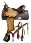 Barrel Saddle Set Oak Leaf Tooling Pink Rhinestones Full Qh Bars 15" 16" New. Fixed Price $334.00.