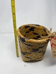 Authentic Large Choctaw Double Weave Rivercane Basket. Fixed Price $750.00.