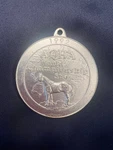 Aqha 1992 World Championship Show Horse Medal Montana Silversmiths Plate. Fixed Price $30.00.