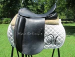 18" County Fusion Xtr Dressage Saddle- Wide TREE-2013 Model + Cover. Fixed Price $2290.00.