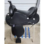 New 16" Black Abetta Gaited Comfort Trail Saddle. Fixed Price $779.99.