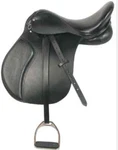 New Jumping Treeless Gp English Cow Leather All Purpose Saddle Stirrup. Fixed Price $299.00.