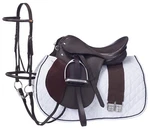19 Inch All Purpose English Saddle Package - Havanna Brown Leather. Fixed Price $227.10.