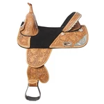 Hilason Western Horse Treeless Trail Barrel Saddle American Leather. Fixed Price $749.95.