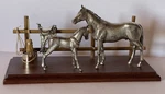 Sacchetti Miniature Sterling Silver Corral And Colt. Western Saddle.. Fixed Price $565.00.