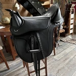 Black Forest Treeless Saddle 18. Fixed Price $675.00.
