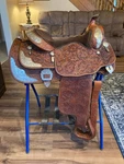 15" Billy Cook, Sulphur, Western Show Saddle, Beautiful. Fixed Price $1400.00.