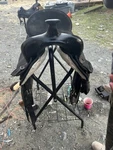 Abetta Western Saddle 16 Inch Black Synthetic Trail Pleasure Horse Riding. Fixed Price $400.00.