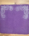 Wool Miniature Horse Saddle Blanket Purple 19X19 TOUGH-1. Fixed Price $33.50.