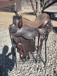 Evolution Saddles NM916 16" Brown Leather Flexible Tree Pleasure/trail. Fixed Price $1500.00.