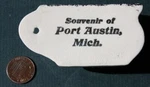 1940-50S Era Port Austin Michigan Souvenir Naughty Little Chamber Pot Ashtray --. Fixed Price $7.99.