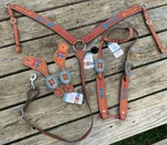 Tough 1 Triple Arrow Western Headstall/breastcollar Spur Strap Set. Fixed Price $85.00.