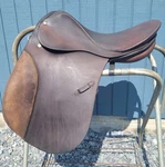 Stubben Dressage Saddle 17". Fixed Price $275.00.