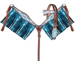 Showman Pony Rainbow Unicorn Print Headstall And Breast Collar Set. Fixed Price $90.95.