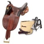 Australian Outrider Stock Poley Saddle Or Pkg- Wide Gullet- Sizes 17",18",19". Fixed Price $451.13.