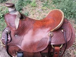 16" Billy Cook Wade Ranch Roping Saddle. Made Sulphur, Oklahoma. Fixed Price $2495.00.
