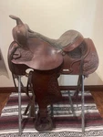15" Hereford Brand Western, Ranching, Roping, Trail, Pleasure Saddle. Fixed Price $625.00.