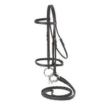 Equiroyal Raised Draft Horse Snaffle Bridle Black. Fixed Price $61.99.