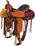 Silver Royal Western All Around Saddle Roughout & Tooled Leather 15"-16"-17". Fixed Price $707.16.