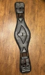 Brown Leather Padded Short Girth By Kavalkade Size 28 For Monoflap Saddles Exc. Fixed Price $130.00.