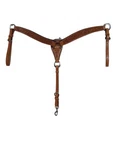 Billy Cook Pro Barrel Racer Breast Collar Sheridan Flower Tooled. Fixed Price $215.00.