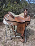 16 Circle Y Equitation Western Saddle. Fixed Price $800.00.