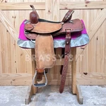 15" Corriente Barrel Saddle. Fixed Price $1062.67.