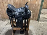 National Bridle Tennessean Performance Series "royale" Western SADDLE17" Seat. Fixed Price $1850.00.