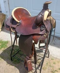 Hereford Tex Tan Roping/ranch Saddle 15.5"/16" Nice!!. Fixed Price $895.00.
