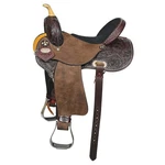 Hs 15 Hilason Western Horse Barrel Racing Wooden Tree American Leather Saddle. Fixed Price $899.95.