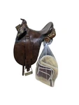 18 Inch Used Stockman Bush Rider Australian Saddle 1013-10522. Fixed Price $551.10.
