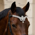 Luxury Crystal Horse Browband Rhinestone Sparkle Bridle Headpiece Show Tack. Fixed Price $90.00.