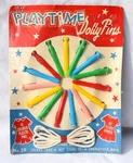 Tucker Toys - Playtime Dolly Pins 15 Colored Plastic With Clothes Line. Fixed Price $49.95.