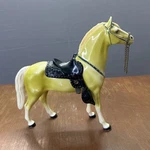 Vtg Hartland Palomino Western Horse Toy W/ Saddle & Chain Reins 1950S Champion. Fixed Price $49.00.